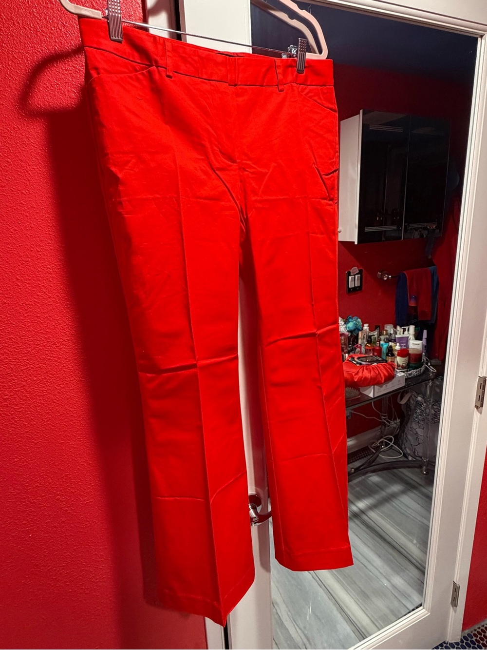 Victoria's Secret Men's Bright Red Dress Pants